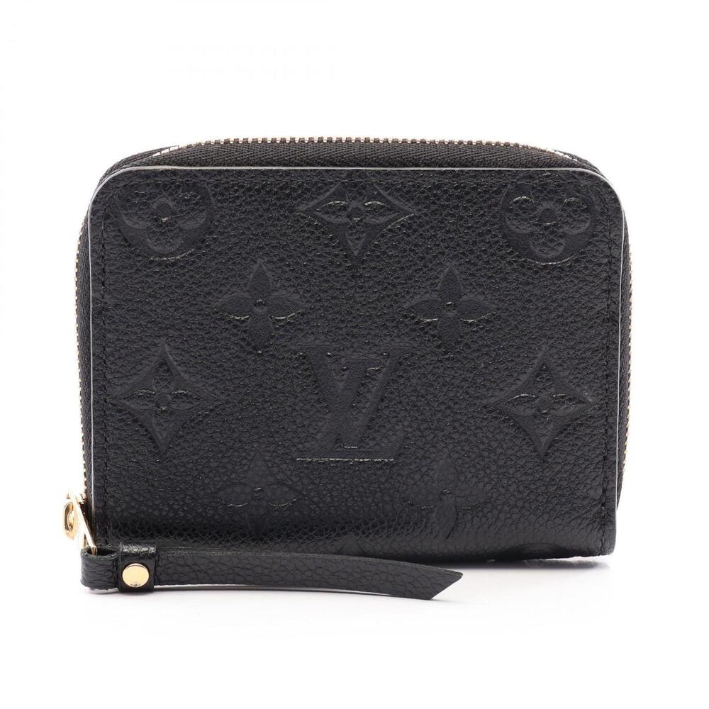 Louis Vuitton Zippy Coin Purse, Monogram Empreinte, Noir, Leather Wallet, Wom...